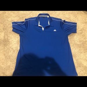Blue Adidas Golf Shirt